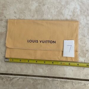 Louis Vuitton Beige Logo Storage Pouch